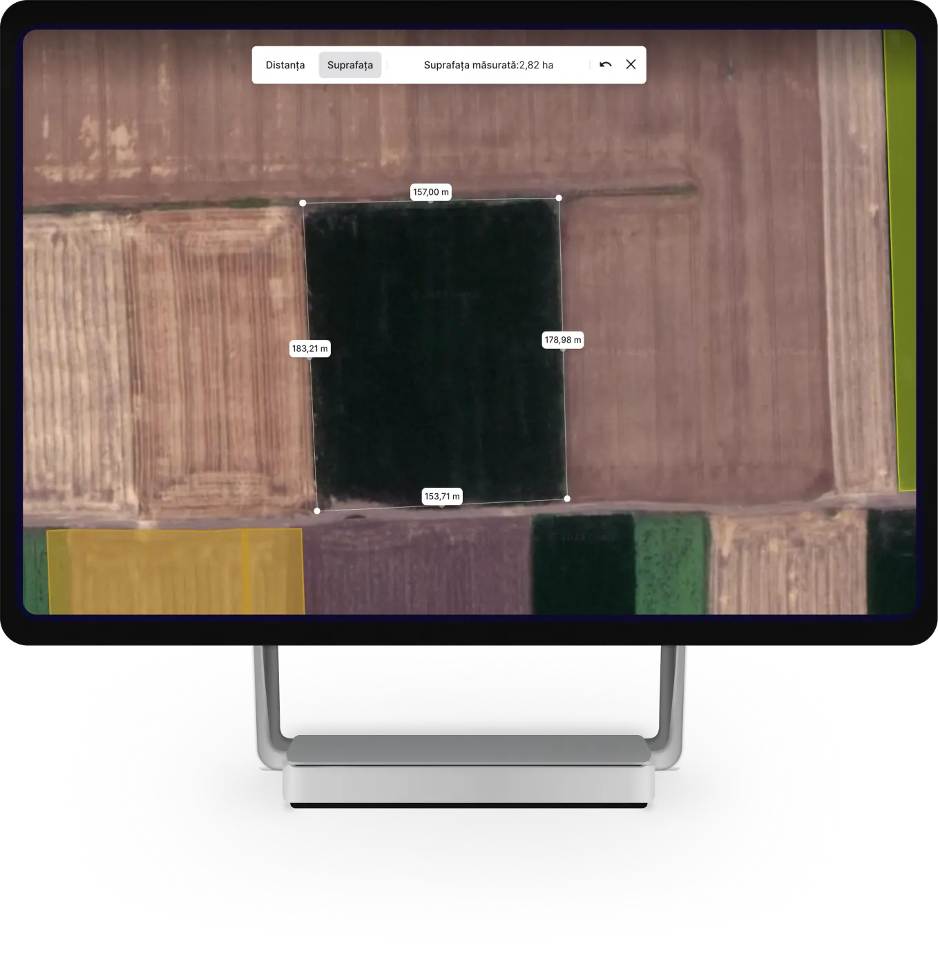 Calcul distanțe pe hartă