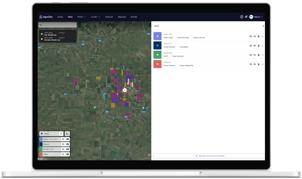 Prezentare modul Harta